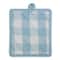 DII® Light Blue Buffalo Check Oven Mitt & Pot Holder Set